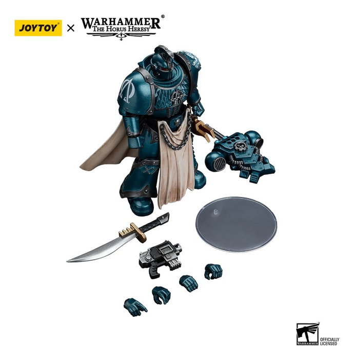 Joy Toy Warhammer The Horus Heresy Figura Alpha Legion Praetor con Power Sword 13 cm