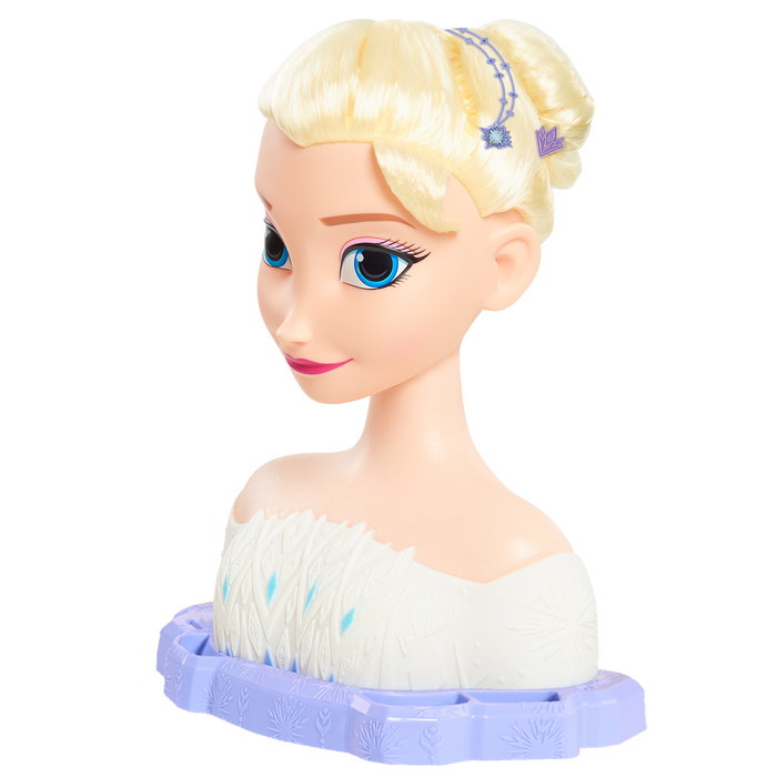 Just Play Busto Elsa Deluxe Disney Frozen 2 32796 Juego de Peinado