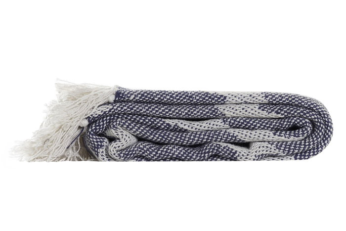 DKD Home Decor Plaid Mediterraneo 250 x 0.5 x 150 cm (4 Unidades) Azul Beige DKD Home Decor Plaid Mediterraneo 250 x 0.5 x 150 cm (4 Unidades) Azul Beige