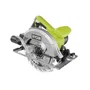 Ryobi Sierra Circular RYO4892210190987 - 1400W, Disco 190mm con 2 Cuchillas (20 y 48 Dientes), Guía Paralela, Boquilla de Succión, Llave
