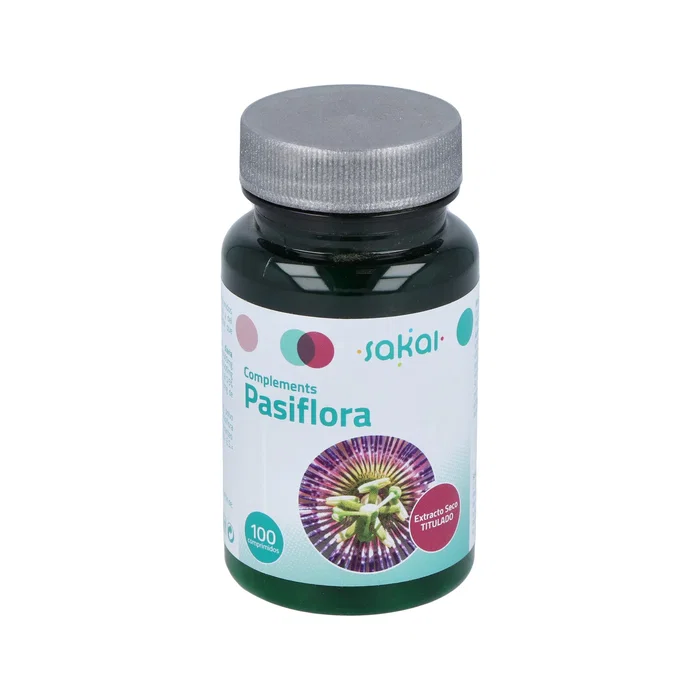 SAKAI Pasiflora 100 Comp, Complemento Alimenticio de Pasiflora, 100 Comprimidos SAKAI Pasiflora 100 Comp, Complemento Alimenticio de Pasiflora, 100 Comprimidos