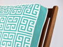 Aberto Design YM1201 Cojín de Lujo para Sala de Estar, 42 x 42 cm, 50% Algodón/50% Poliéster, Cremallera Oculta, Relleno de Silicona, Comodidad y Estilo Inigualables