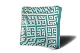 Aberto Design YM1201 Cojín de Lujo para Sala de Estar, 42 x 42 cm, 50% Algodón/50% Poliéster, Cremallera Oculta, Relleno de Silicona, Comodidad y Estilo Inigualables
