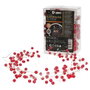 GSC Evolution Guirnalda LED de perlas rojas 1,5M Luz cálida