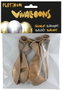 Blanca Globo Oro Rosa Biodegradable de 6 Unidades