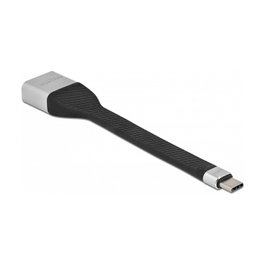 DeLOCK Cable de cinta plana FPC USB Type-C a DisplayPort 4K 60 Hz 14 cm