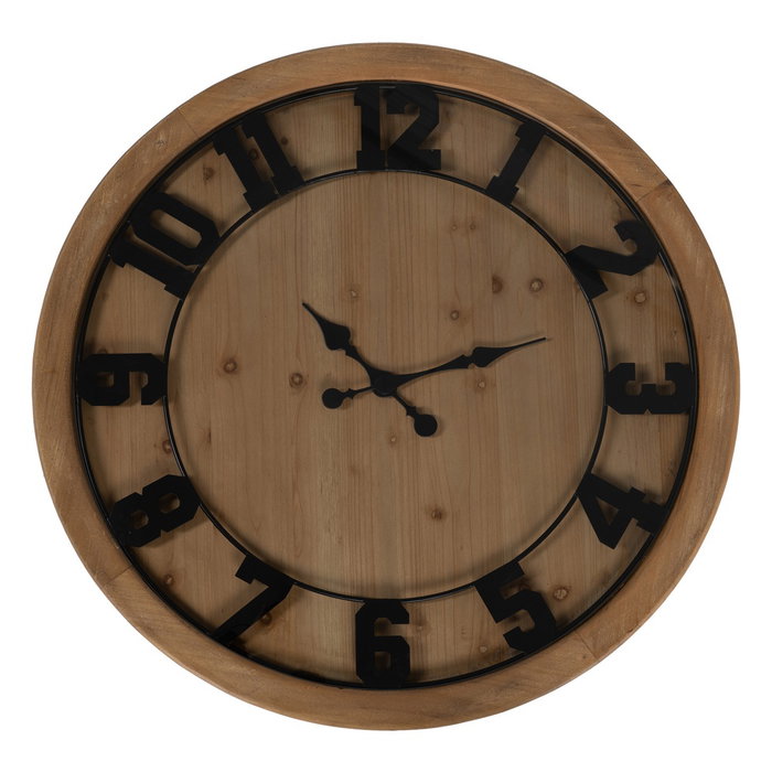 Mesita Reloj Natural Dm-Madera 50 X 50 X 52,50 cm