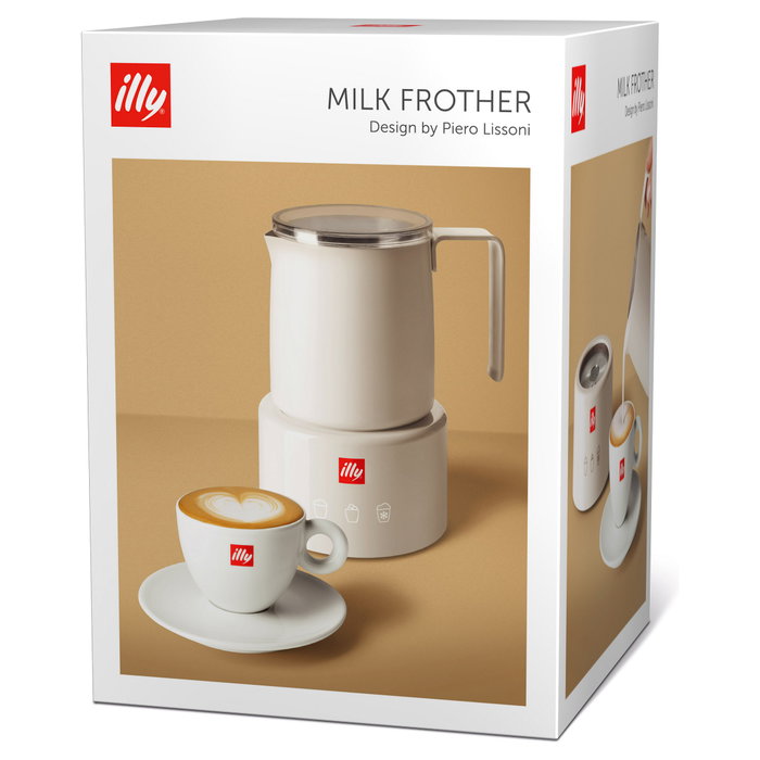 Illy Espumador de leche automático blanco