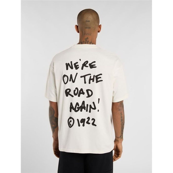 Camiseta de Manga Corta Hombre Dickies Sneedville Ss Beige 10 Años