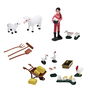 Tachan Set Granja T01048 con Tractor de Fricción, Luces, Sonidos, Animales y 30 Figuras para Niños +3 Años
