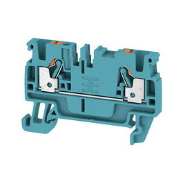 Weidmüller A2C 2.5 BL Borne de paso PUSH IN 2,5 mm² Azul