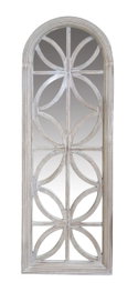 DKD Home Decor Espejo Ventana Decape Blanco 60x180 cm