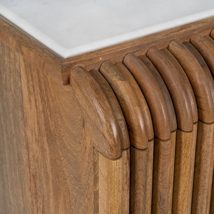 Aparador Natural Madera de Mango Salón 152 X 40 X 84,50 cm