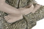 DKD Home Decor Figura de Buda Beige y Verde en Magnesia y Fibra de Vidrio