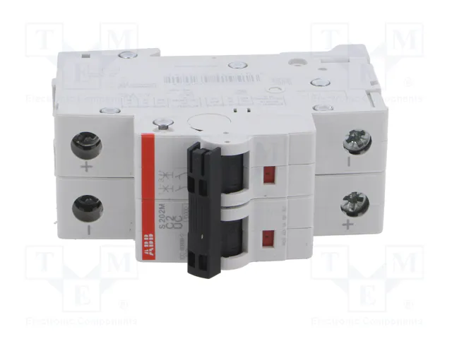 ABB S200M UC S202M-C2UC Interruptor Magnetotérmico 2A 2 Polos ABB S200M UC S202M-C2UC Interruptor Magnetotérmico 2A 2 Polos