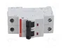 ABB S200M UC S202M-C2UC Interruptor Magnetotérmico 2A 2 Polos
