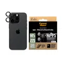 PanzerGlass Hoops Camera Lens Protector Black para iPhone 16 Pro y 16 Pro Max - Vidrio Templado, Aplicación en Seco, Resistente a Rayones y Golpes