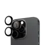 PanzerGlass Hoops Camera Lens Protector Black para iPhone 16 Pro y 16 Pro Max - Vidrio Templado, Aplicación en Seco, Resistente a Rayones y Golpes