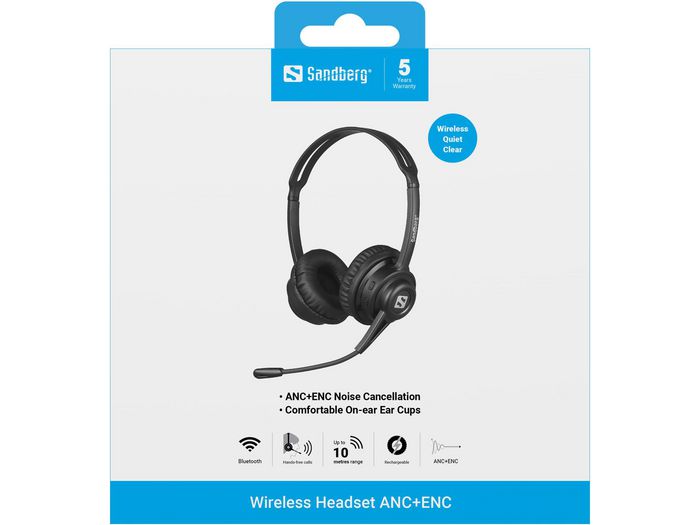 Sandberg 126-44 auriculares inalÁmbrico diadema mÚsica/uso diario bluetooth negro