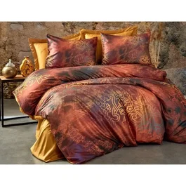 Forme Juego de Cama ASI8684282610687 - 1 Funda Nórdica 220x240 cm + 2 Fundas de Almohada 60x60 cm - 100% Poliéster Microsatén - Rojo