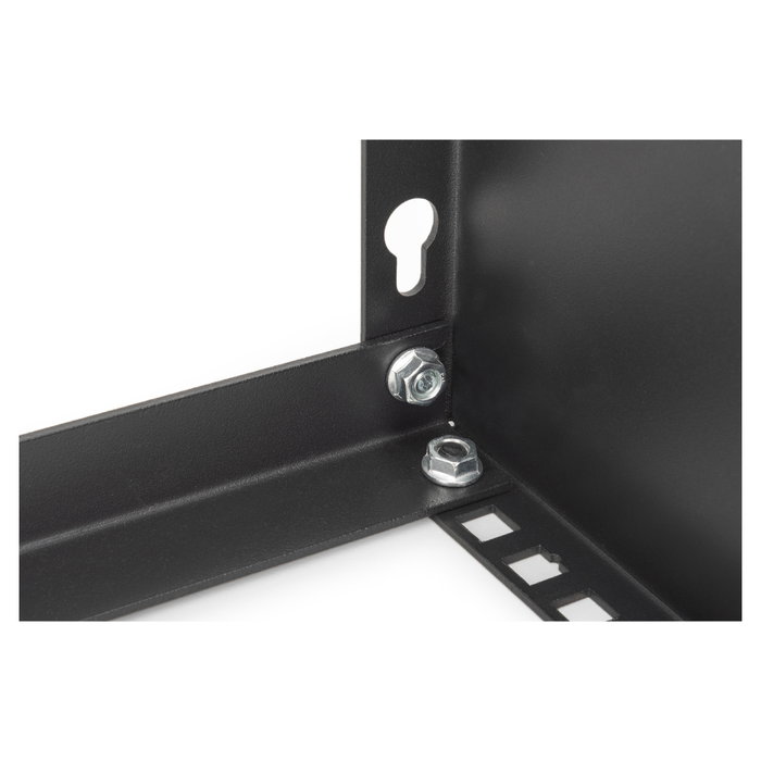 Digitus Soporte de pared para equipos de 19 pulgadas, 6U, Negro