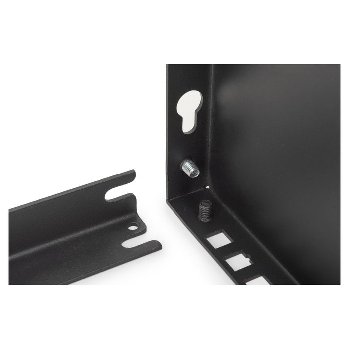 Digitus Soporte de pared para equipos de 19 pulgadas, 6U, Negro