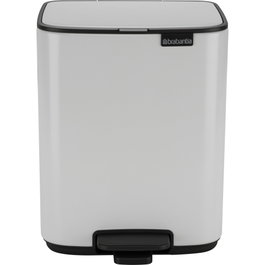 Brabantia Bo Cubo de Basura con Pedal 7L Blanco