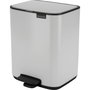 Brabantia Bo Cubo de Basura con Pedal 7L Blanco