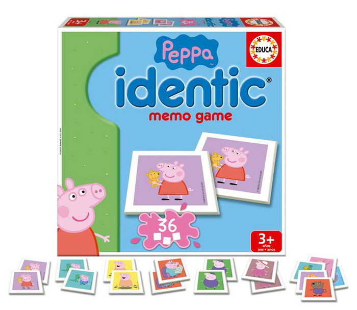Educa Borrás Juego Identic Peppa Pig con 36 cartas Educa Borrás Juego Identic Peppa Pig con 36 cartas