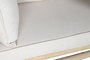 DKD Home Decor Sofá Blanco Natural 132 x 79 x 78 cm
