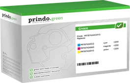 Prindo Multipack Cian, Magenta, Amarillo PRTBTN245CMYG Green