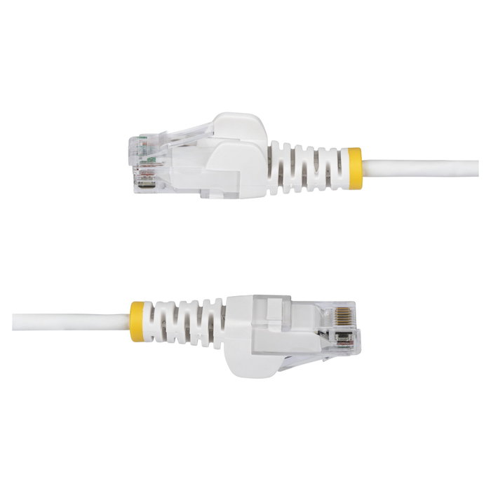 StarTech.com Cable de red Cat6 Slim Blanco 0,5 m N6PAT50CMWHS