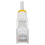 StarTech.com Cable de red Cat6 Slim Blanco 0,5 m N6PAT50CMWHS