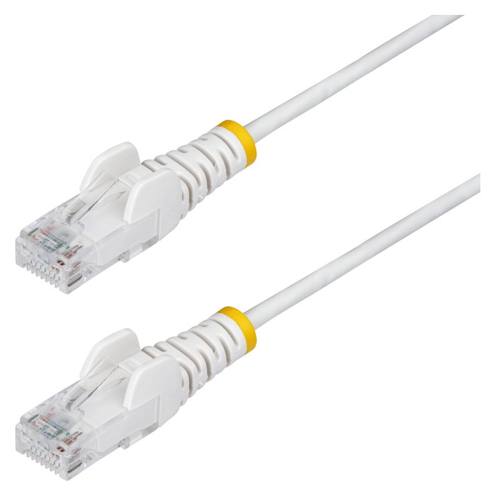 StarTech.com Cable de red Cat6 Slim Blanco 0,5 m N6PAT50CMWHS