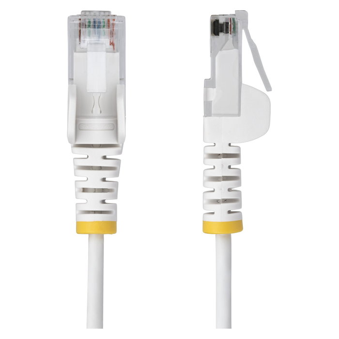 StarTech.com Cable de red Cat6 Slim Blanco 0,5 m N6PAT50CMWHS