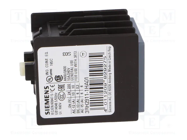 SIEMENS Contactores auxiliares S0, S00, S2 agarres de tornillo SIEMENS Contactores auxiliares S0, S00, S2 agarres de tornillo