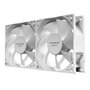 Tacens Pack de 2 Ventiladores AF8X2W Blanco de 80 mm
