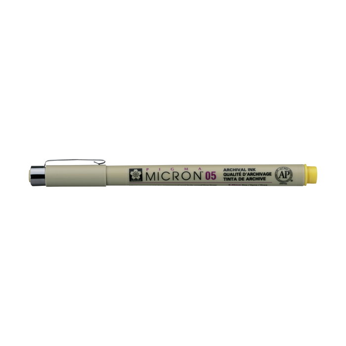 Sakura Pigma Micron 05 Amarillo 0.45 mm Sakura Pigma Micron 05 Amarillo 0.45 mm