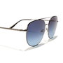 Hawkers SWAG #Gun Metal Blue Denim - Gafas de Sol de Aviador para Mujer, Metal