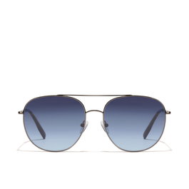 Hawkers SWAG #Gun Metal Blue Denim - Gafas de Sol de Aviador para Mujer, Metal