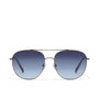 Hawkers SWAG #Gun Metal Blue Denim - Gafas de Sol de Aviador para Mujer, Metal
