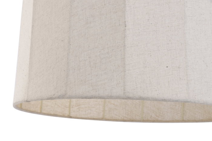 DKD Home Decor Lámpara de Techo Campana de Algodón y Hierro 50x50x70 cm