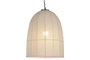 DKD Home Decor Lámpara de Techo Campana de Algodón y Hierro 50x50x70 cm