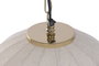 DKD Home Decor Lámpara de Techo Campana de Algodón y Hierro 50x50x70 cm