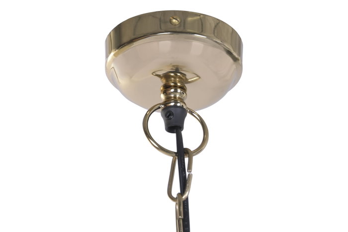 DKD Home Decor Lámpara de Techo Campana de Algodón y Hierro 50x50x70 cm DKD Home Decor Lámpara de Techo Campana de Algodón y Hierro 50x50x70 cm