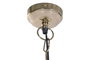 DKD Home Decor Lámpara de Techo Campana de Algodón y Hierro 50x50x70 cm