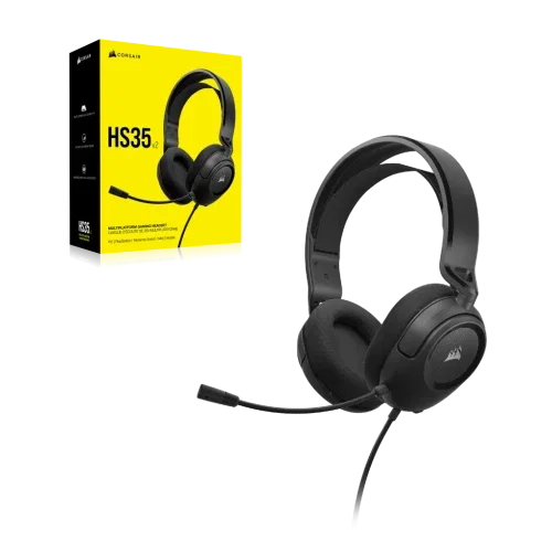 Corsair HS35 v2 Auriculares Alámbrico Diadema Juego Azul