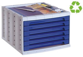 Modulo 6 Cajones Archivo 2000 Azul