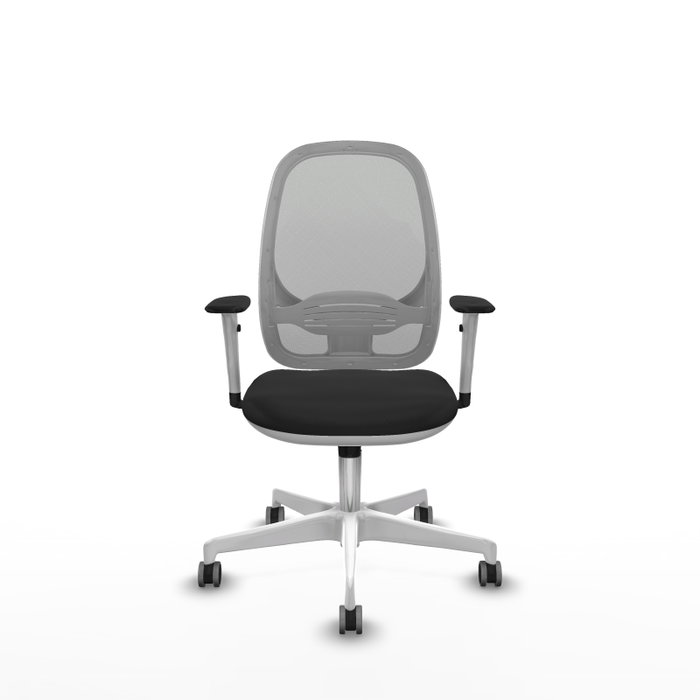 PIQUERAS Y CRESPO Silla de oficina Cilanco con mecanismo Sincro, Negro y Gris PIQUERAS Y CRESPO Silla de oficina Cilanco con mecanismo Sincro, Negro y Gris