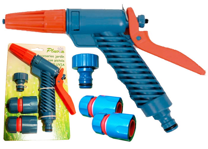 Pluvia Kit Pistola, Conexión y Adaptador 1/2-3/4 K832F-4CS Pluvia Kit Pistola, Conexión y Adaptador 1/2-3/4 K832F-4CS